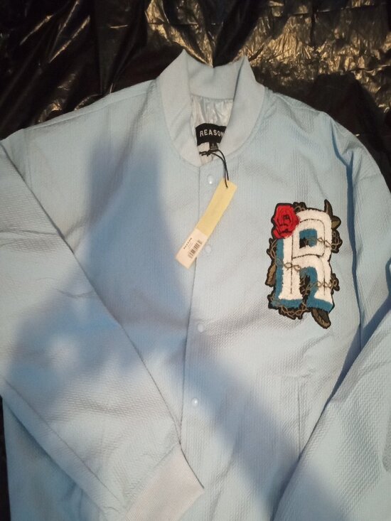Reason Other - NWT Reason Brand Sports Jacket Light Blue Mens Small